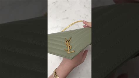 how to add chain to ysl clutch|ysl handbag chain hack.